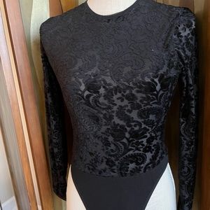 Ann Taylor LOFT, SM Black Bodysuit